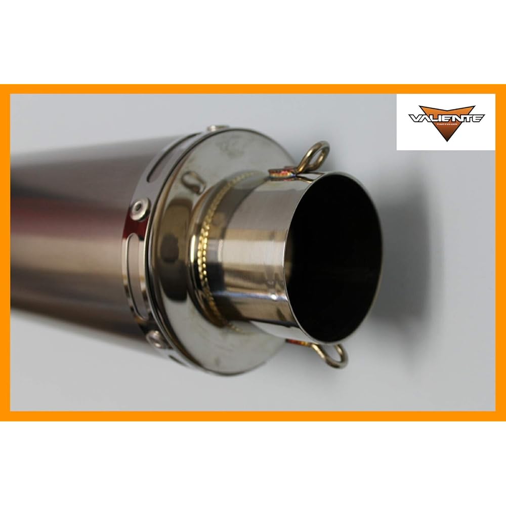 VALIENTE General purpose titanium silencer tube part 100Φ x 300mm for insertion port 50.8Φ