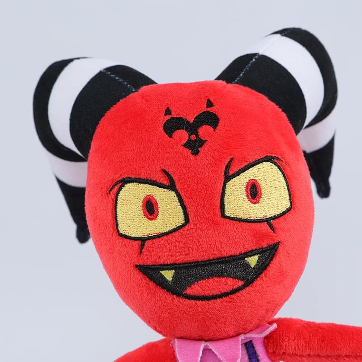 TYHVDE Devil Plush Toy 30cm/11.8inch Stuffed Doll Anime Young Figure Pillow Fan Children Birthday Gift (Red)
