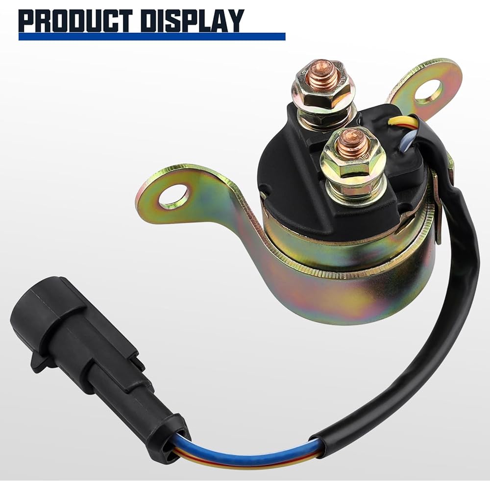 Sollon Starter Solenoid Relay for Polaris Ranger 400 500 800 RZR EFI 2007-2014 Sportsman 400 450 500 700 800 2006-2014 Trail Boss 330 2007-2012 Hawkeye Scrambler Trail Boss