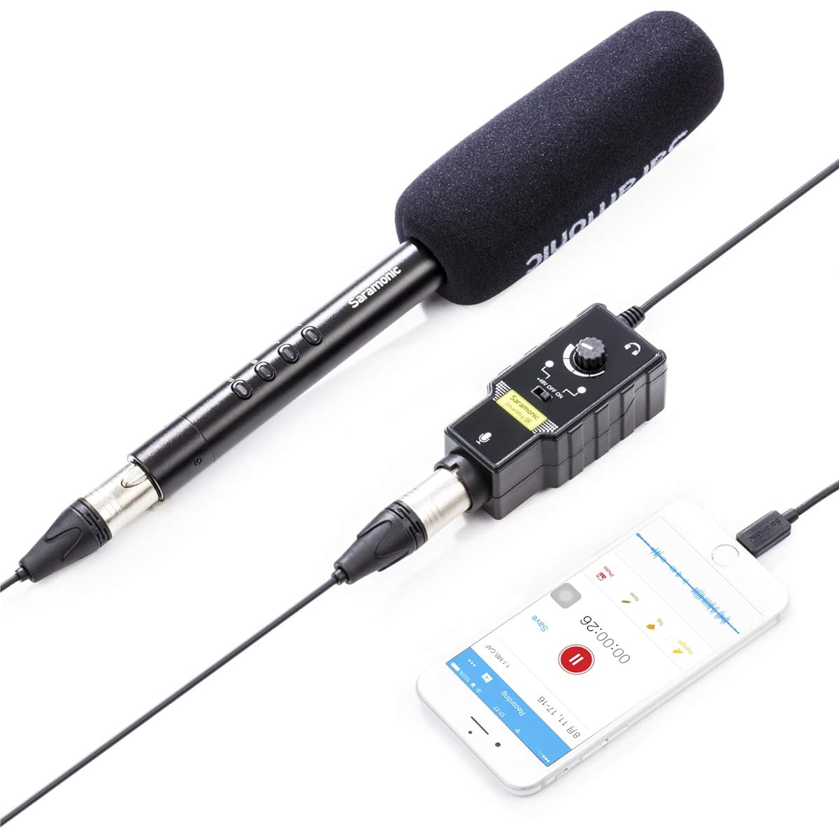 Saramonic Audio Interface for iOS Lightning Connection SmartRig Di (1ch)