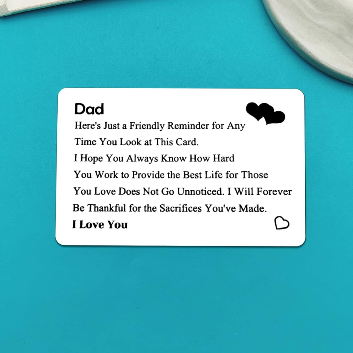 Gifts for Dad, Father's Day Gifts, Engraved Wallet, Insert Cards, Birthday Gifts for Dad, Christmas, Stocking Stuffers, Thanksgiving Gifts for Dad, Father Gifts from Daughter, Son
