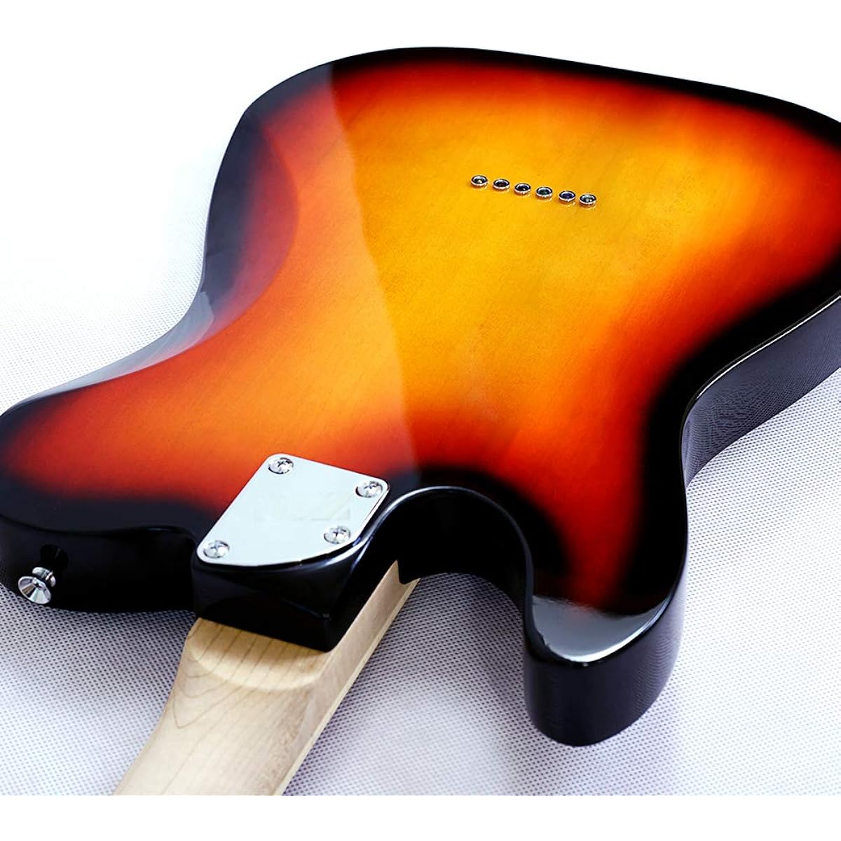 New electric guitar Linden wood body Maple neck Maple fingerboard Aluminum Nickel Koval pickup Sun-faded color