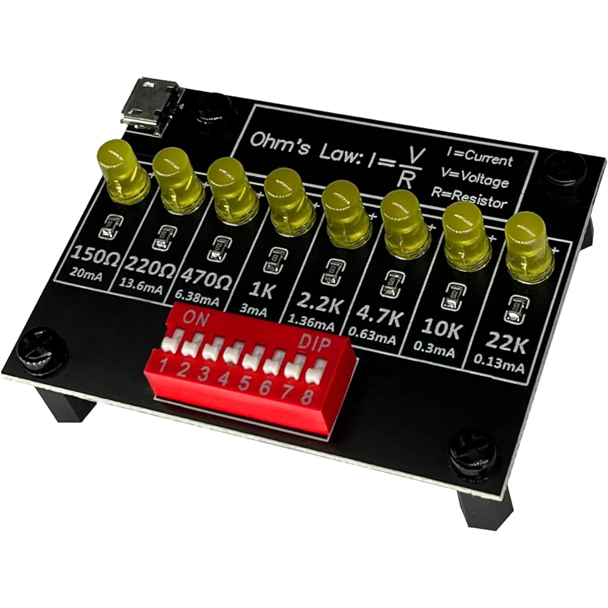 Soldering Practice Kit DIY Hands-on Electronic Circuit Project Resistor Learning Board