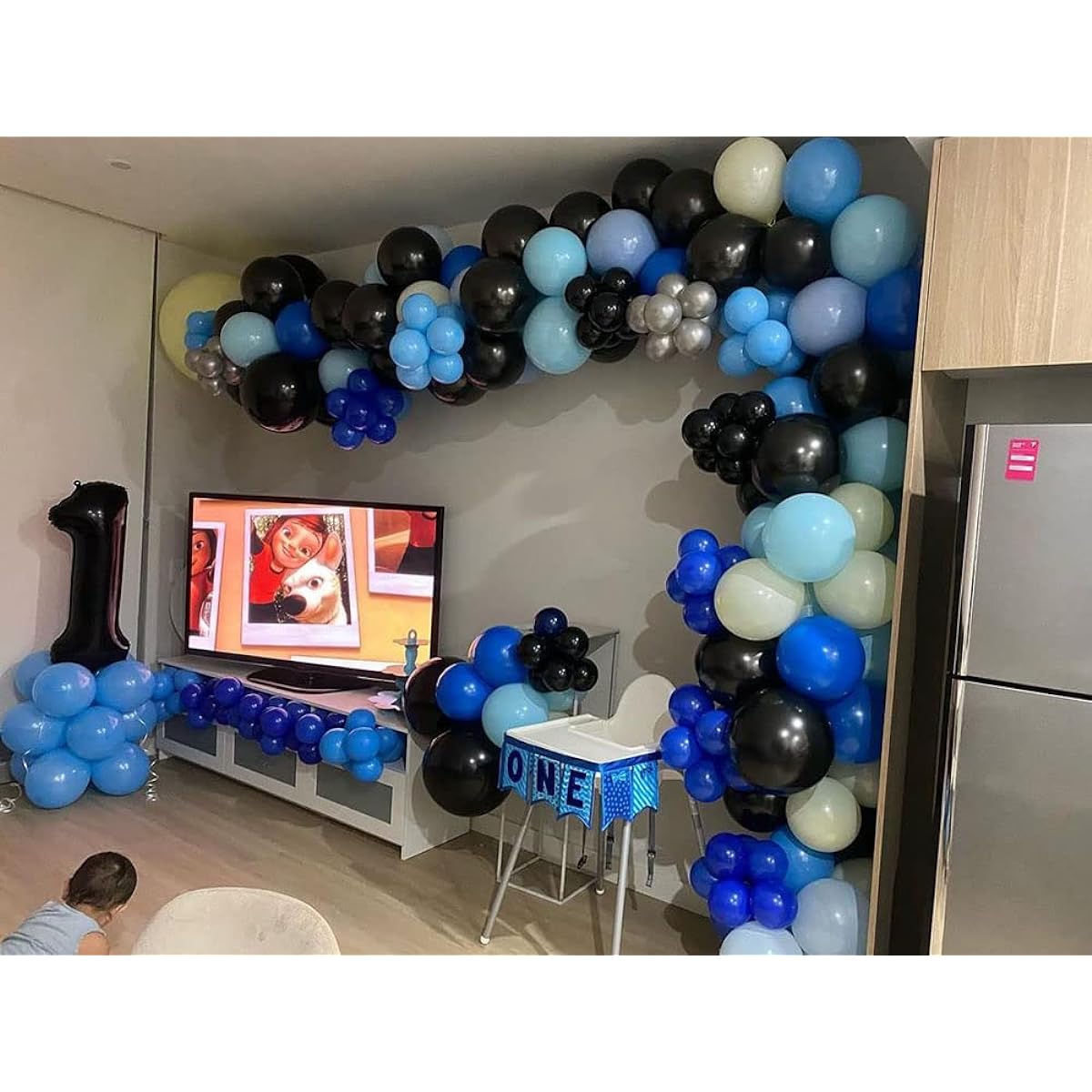 16.4ft Balloon Garland Arch Kit Boss Baby Party First Birthday Baby Shower Graduation Party Decorations