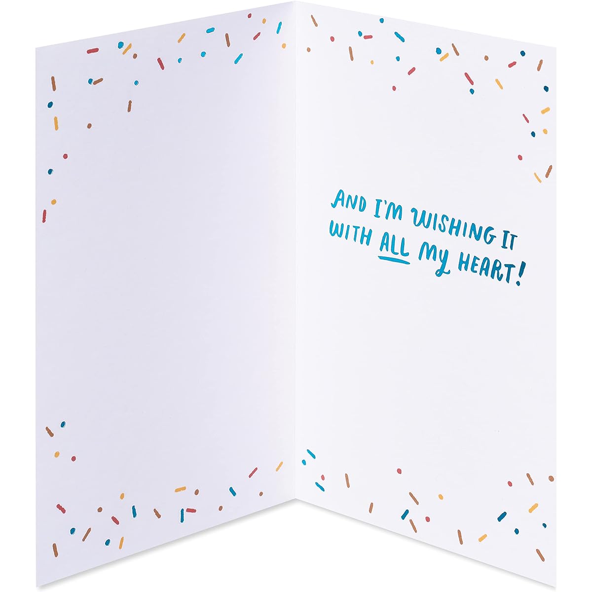 American Greetings Half Birthday Card (All My Heart)