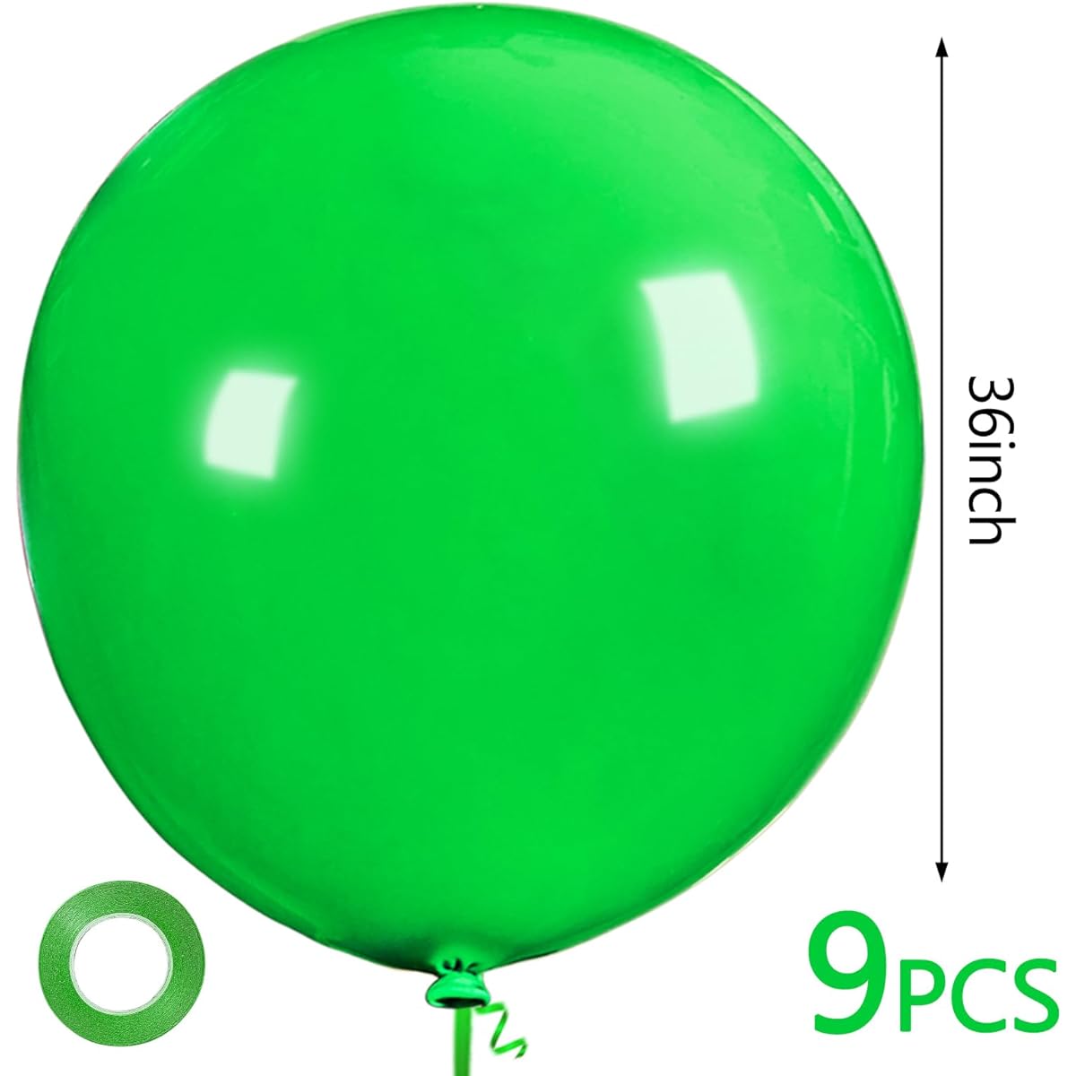 36 inch party balloon (green)