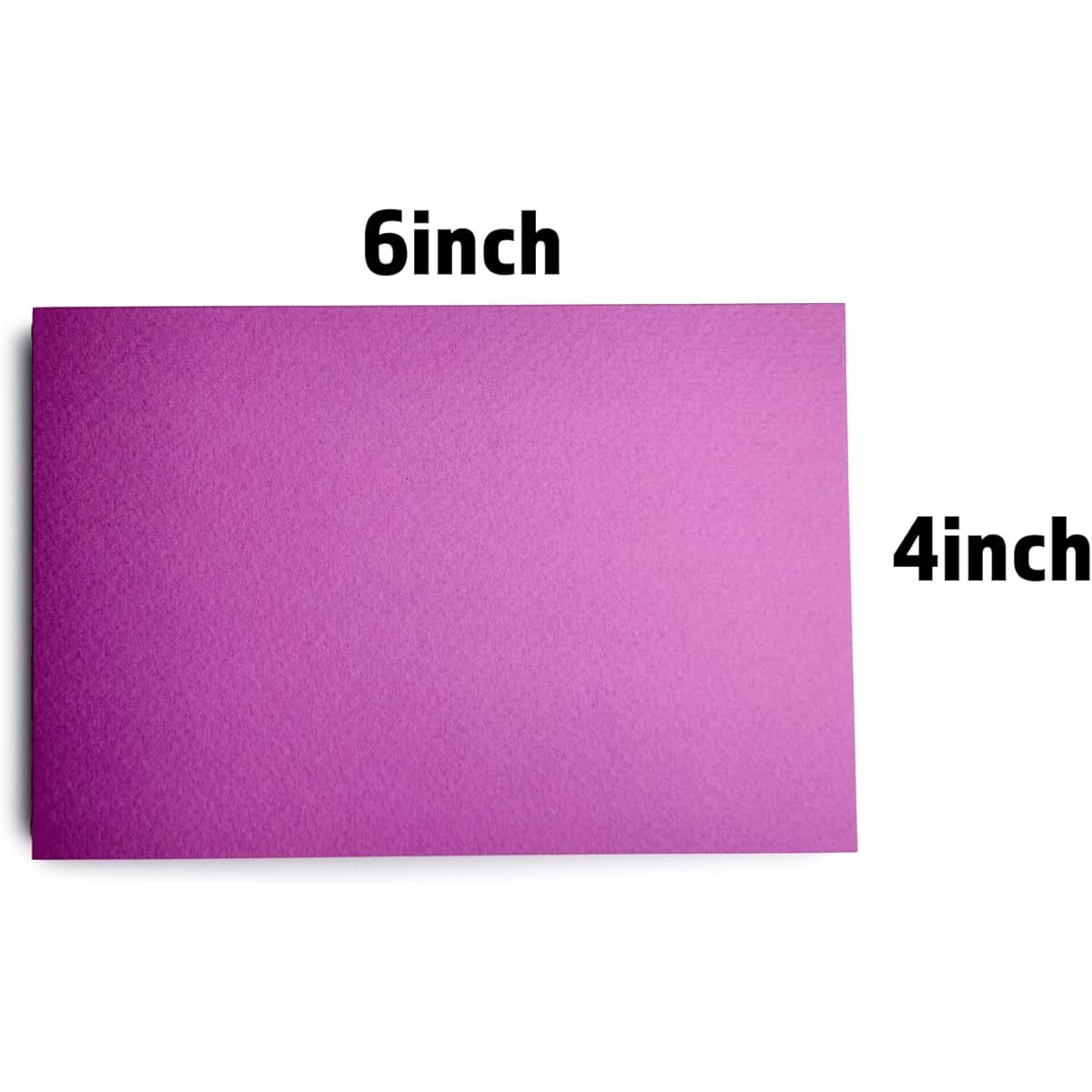 PPAPPIYO Set of 50 4x6 inch Colored Blank Index Cards 180gsm (Purple)