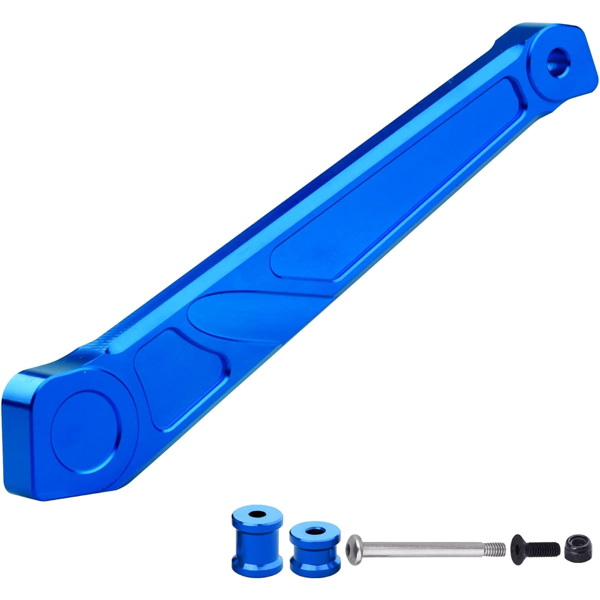 AllinRC Aluminum Rear Chassis Brace for 1/8 Arrma Notorious 6S Typhon 6S BLX (Navy Blue)