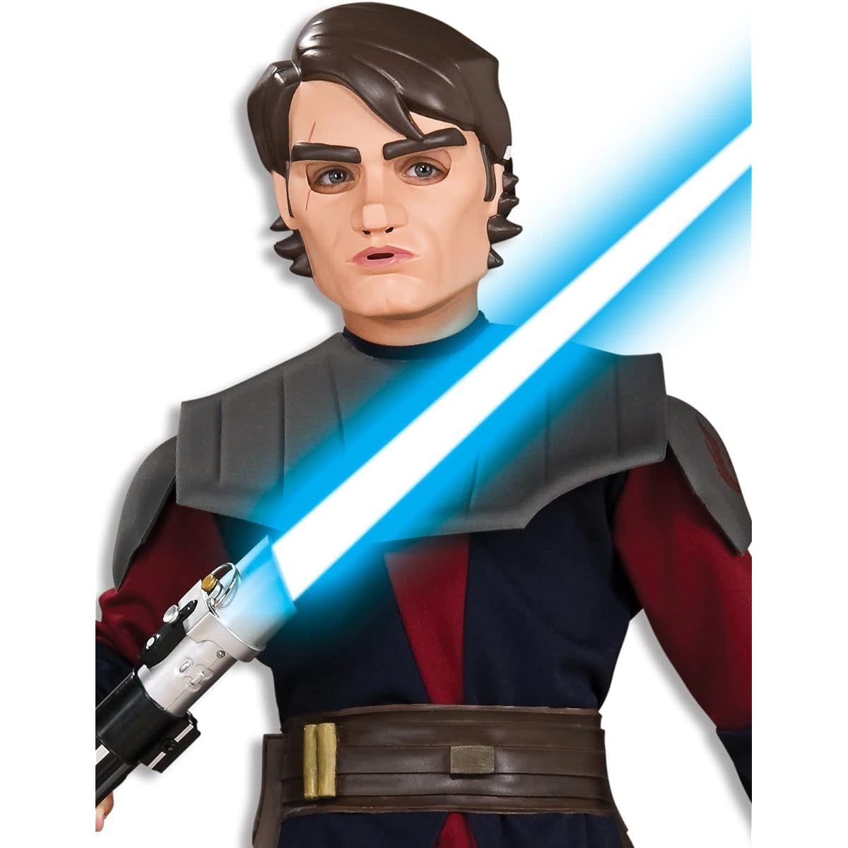 Star Wars Clone Wars Anakin Skywalker Deluxe Children's Cosplay Costume♪Halloween♪Size: Medium