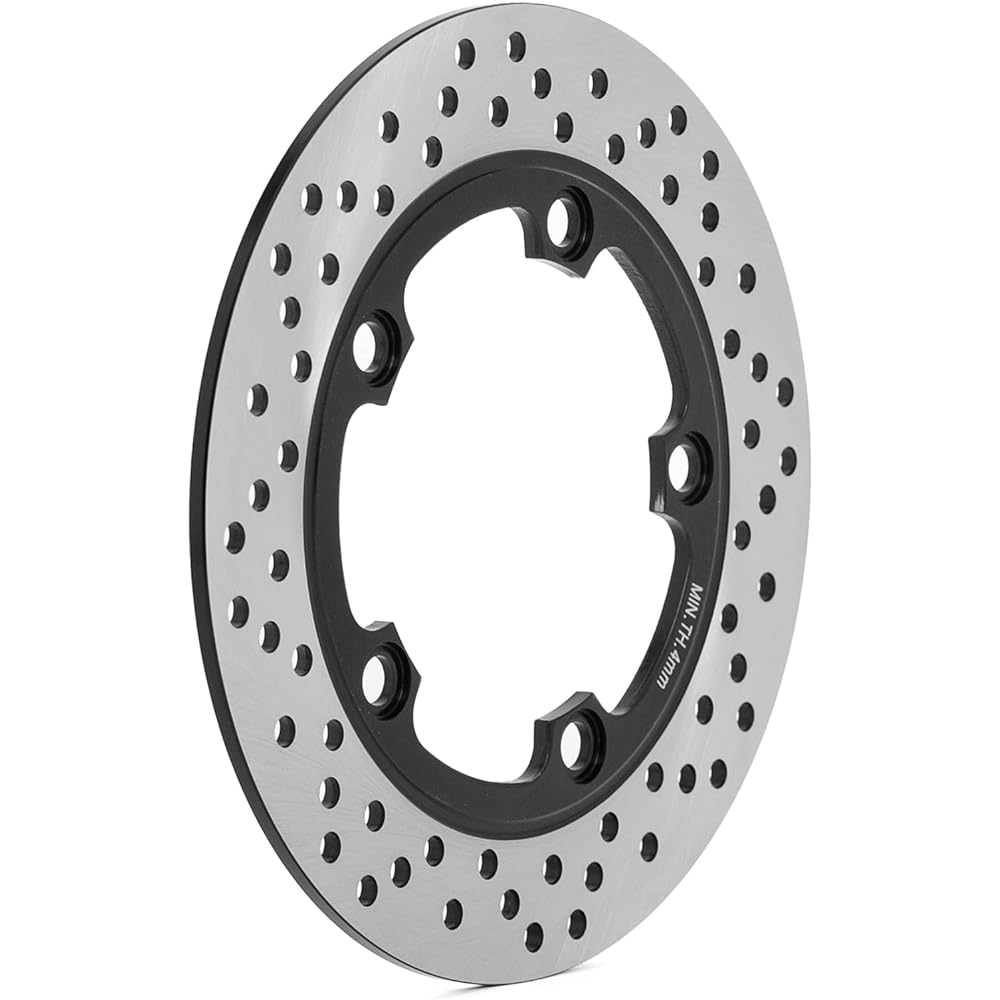 (Tarazon) TARAZON Round Rear Brake Rotor Disc for Yamaha YZF R1 04-20 YZF R6 2003-2020 R6S 03-09