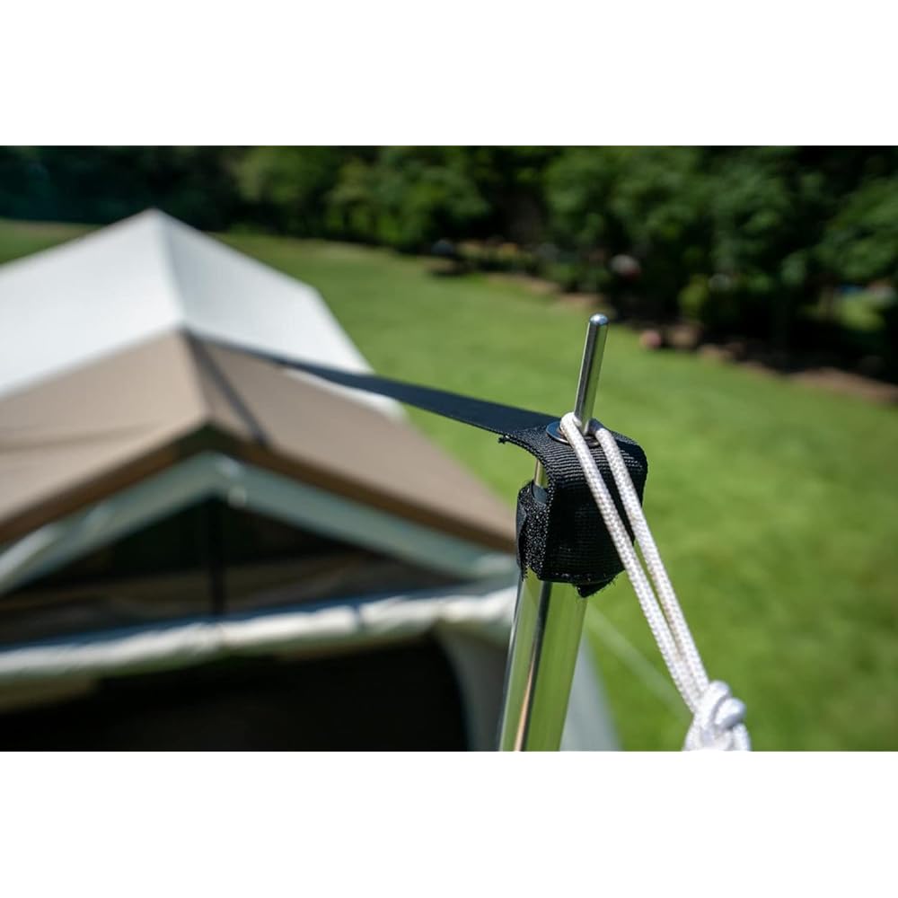 ogawa Camping Outdoor Rectatarp System Tarp T/C 3340 Off White x Dark Brown