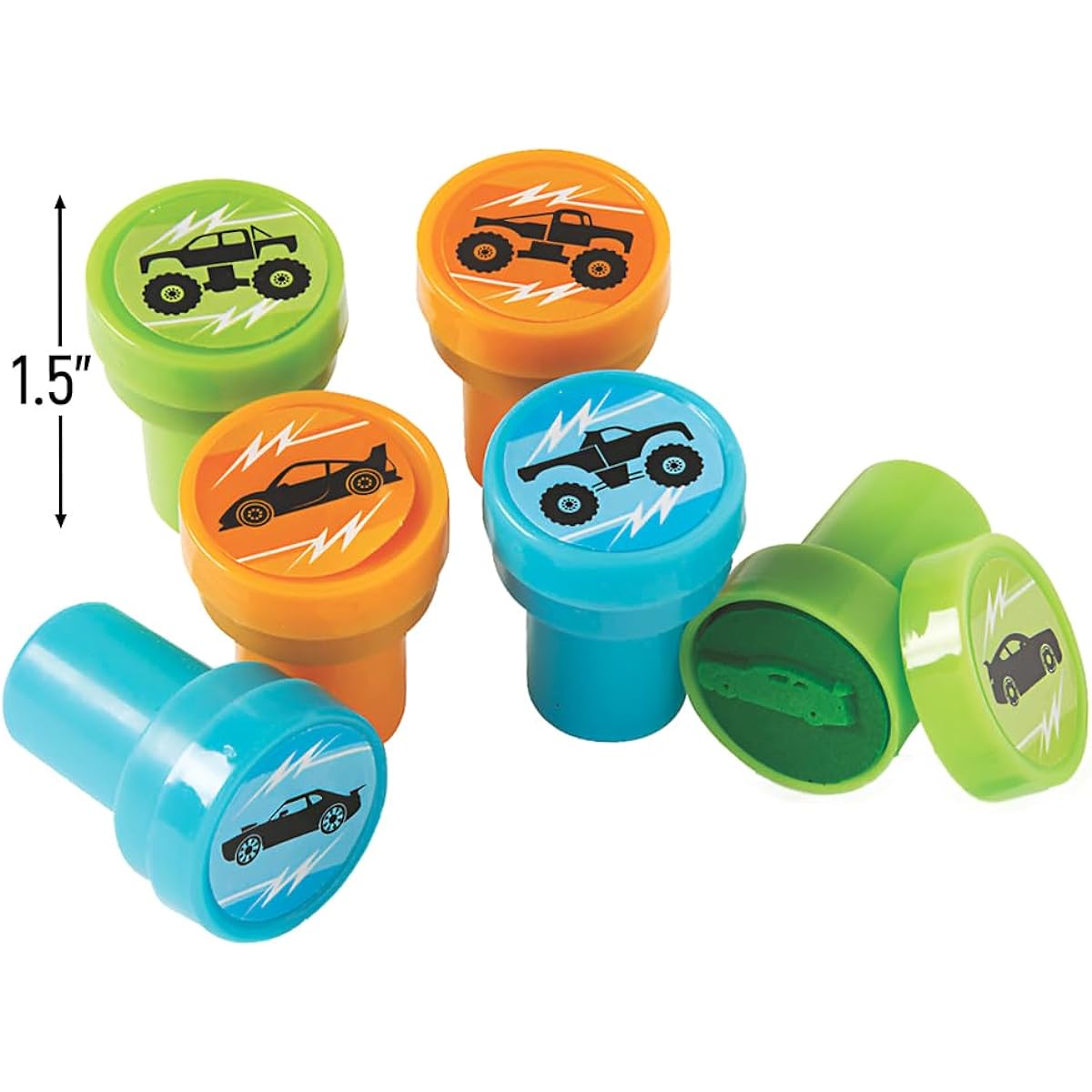Cars and Trucks Stamper - Stationery - 24 Pieces