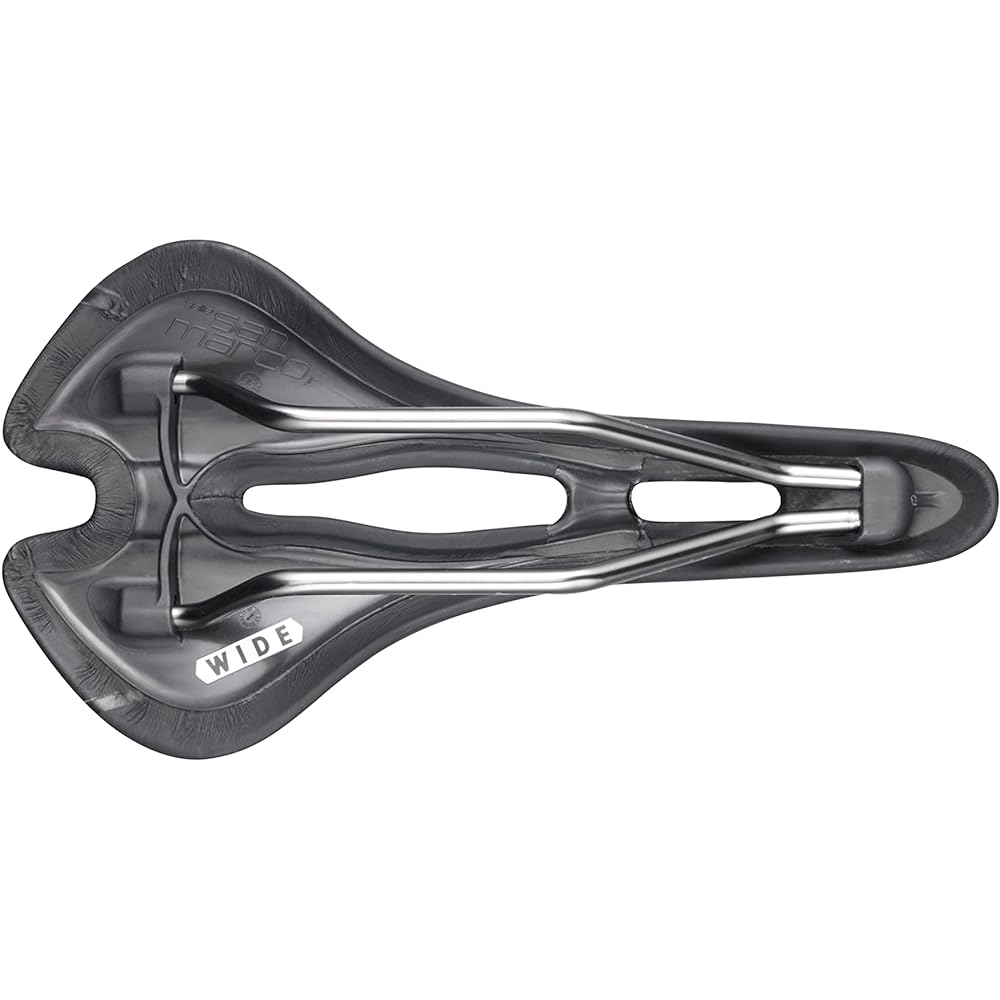 SELLE SAN MARCO Bicycle Saddle Aspide Racing Narrow Black/Size NARROW S2 – W 132 x L 277 mm/ASPIDE Open-Fit Racing Narrow 901LN401