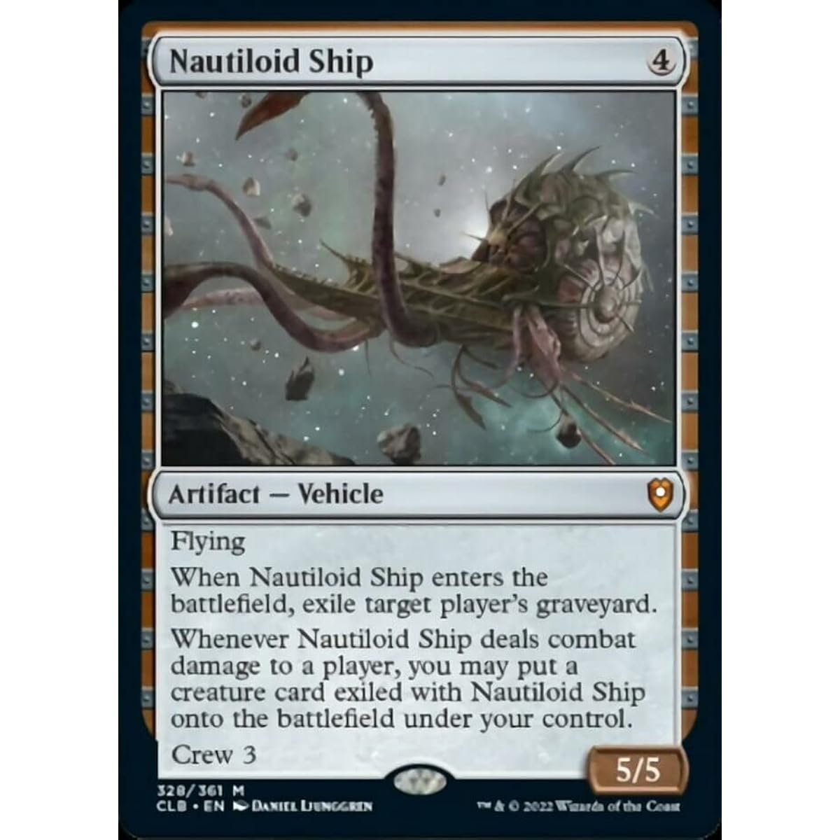 Magic: The Gathering - Nautiloid Ship (328) - Battle for Baldur's Gate