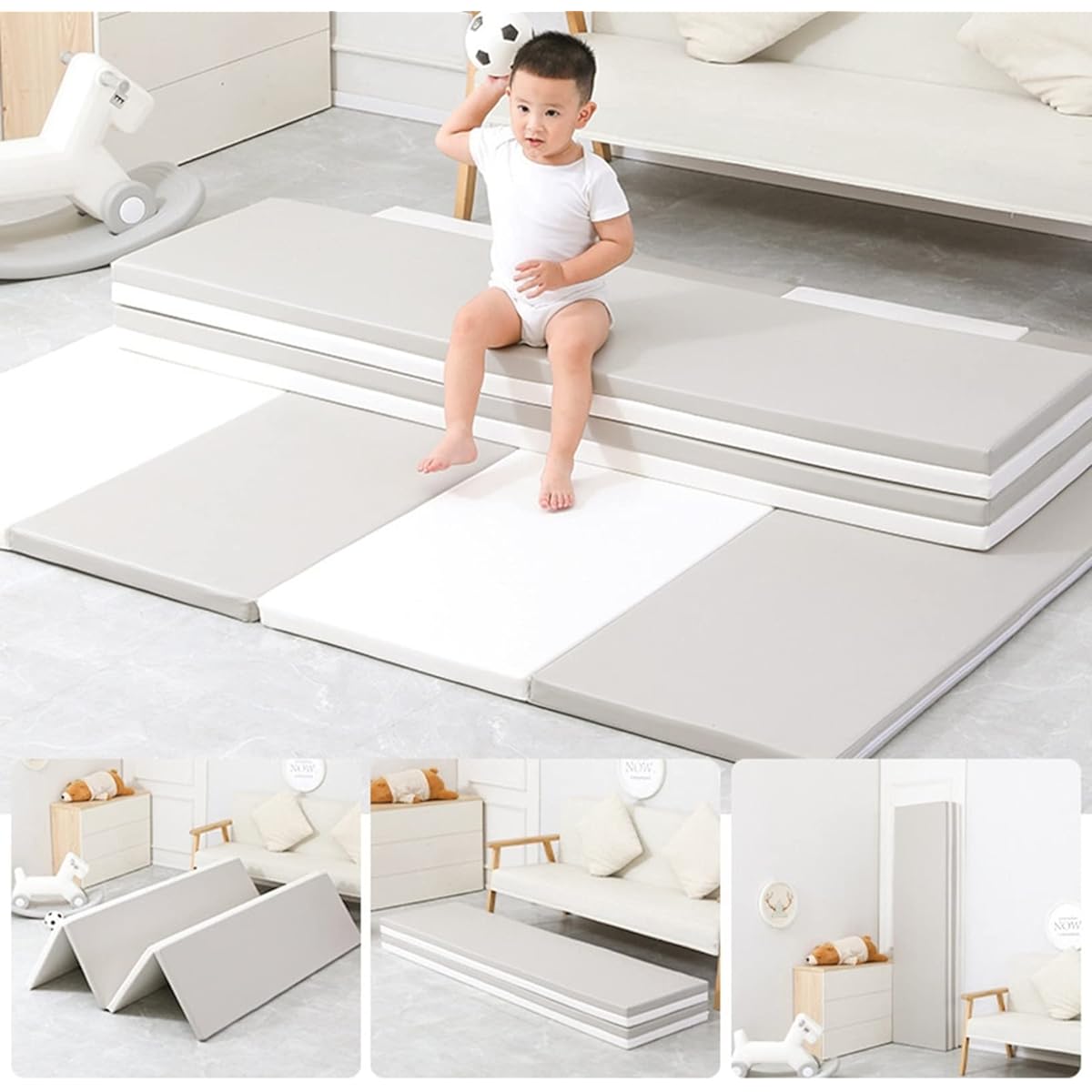 Baby Mat, Extreme, Baby Play Mat, Children's Game Pad, Anti-Fall, Anti-Slip, Double-Sided, Soundproof, Educational Promotion, Easy Cleaning, New Life, Baby Gym, Children's Room, Bedroom, Kindergarten, School, Nursery, 140*200cm