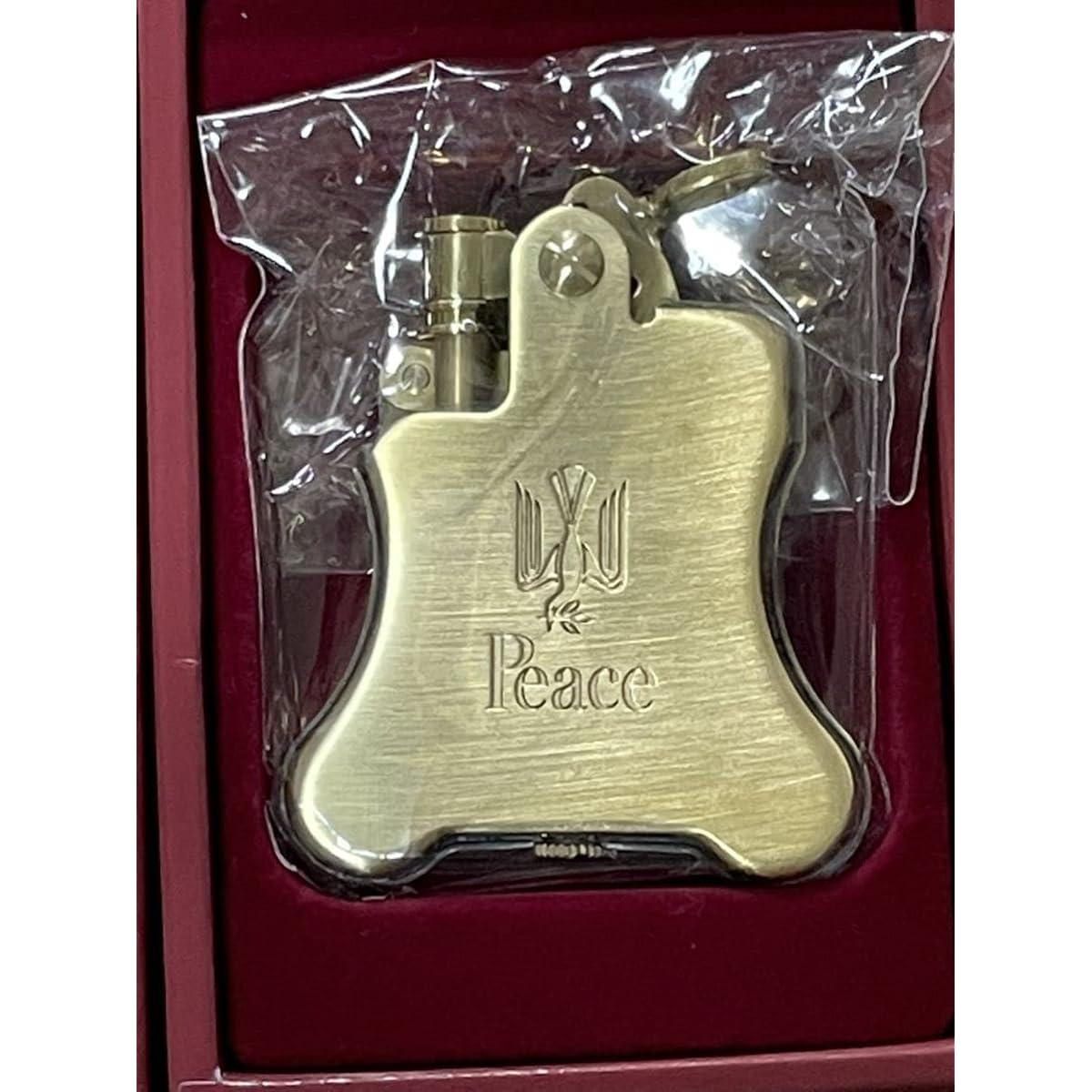 RONSON Peace GOLD Banjo 1927 Limited Edition Ronson Peace Gold Banjo Oil Lighter WORLD' GREATEST LIGHTER