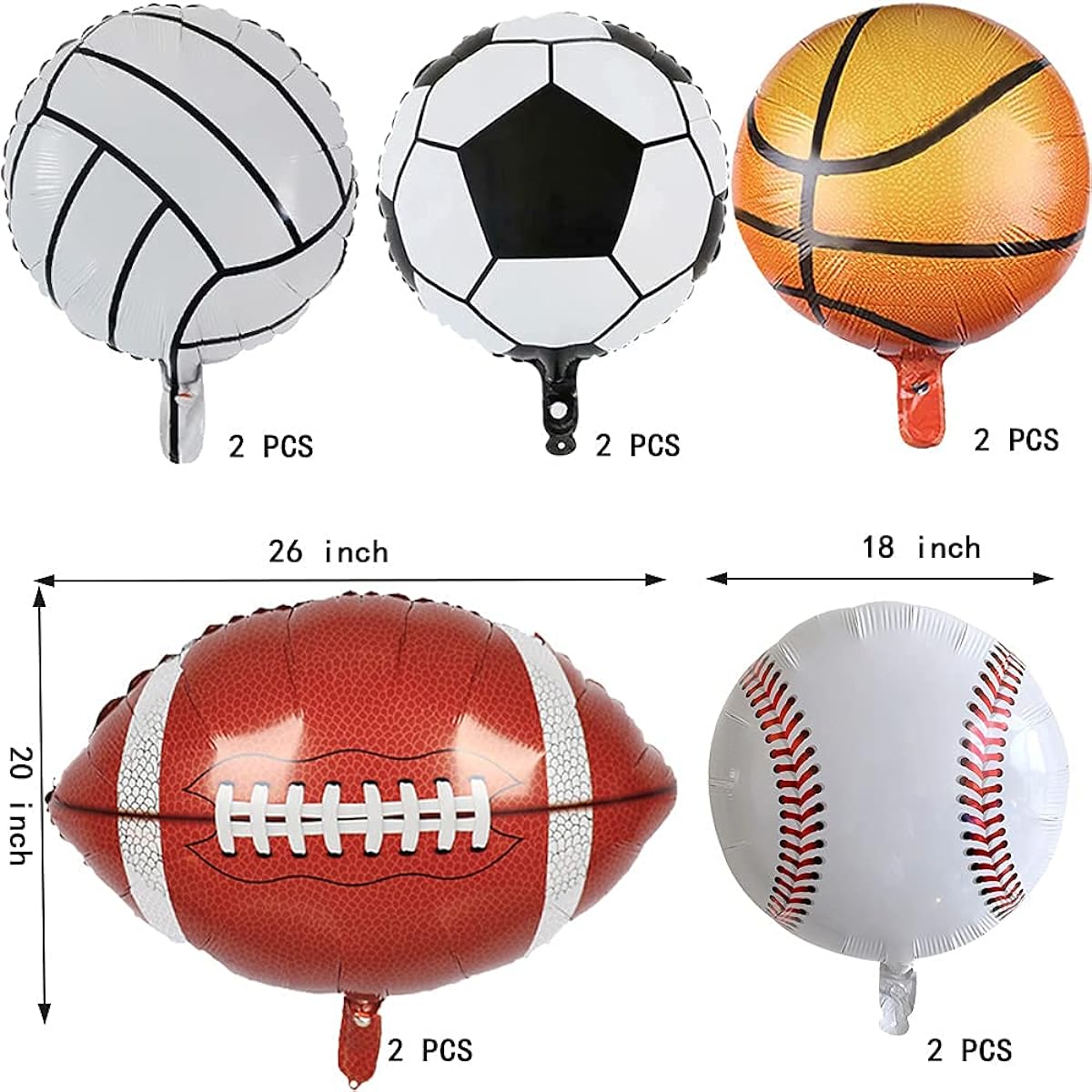 10 Pack Sports Party Supplies Gifts for Kids