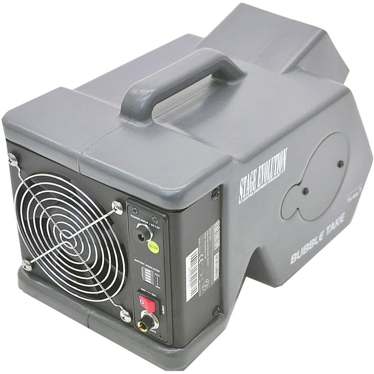 STAGE EVOLUTION Bubble Machine Rechargeable 5 Hours Operation Bubble Take