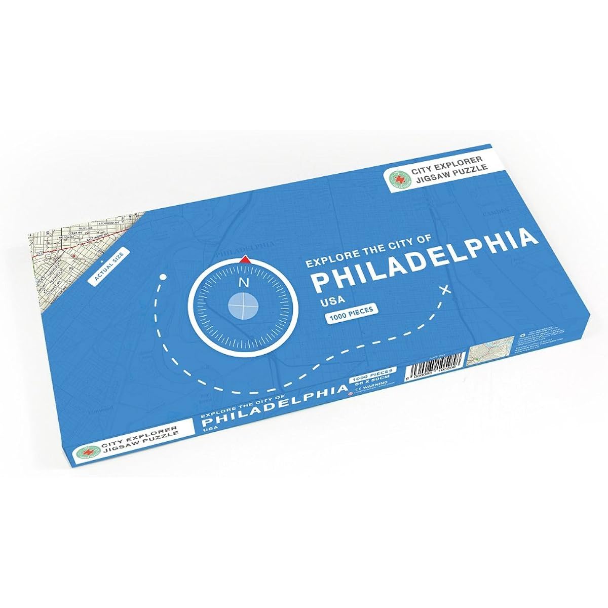 Philadelphia City Map 1000 Piece Jigsaw Puzzle