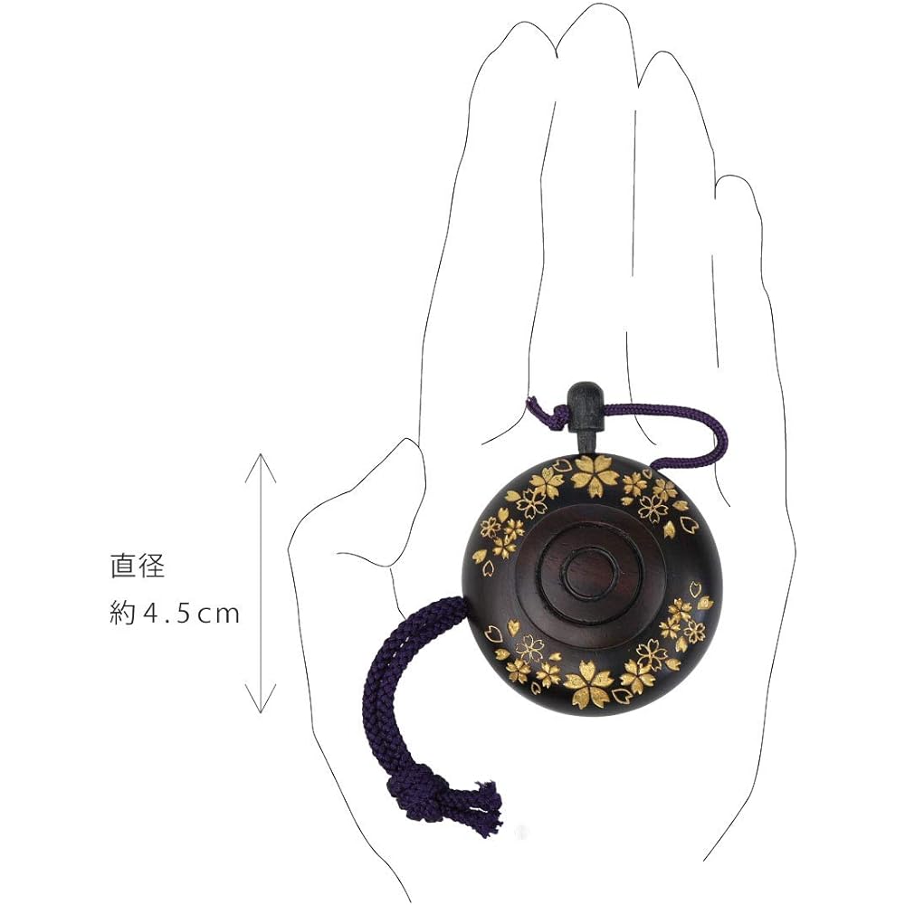 Incense holder (small size, gold)