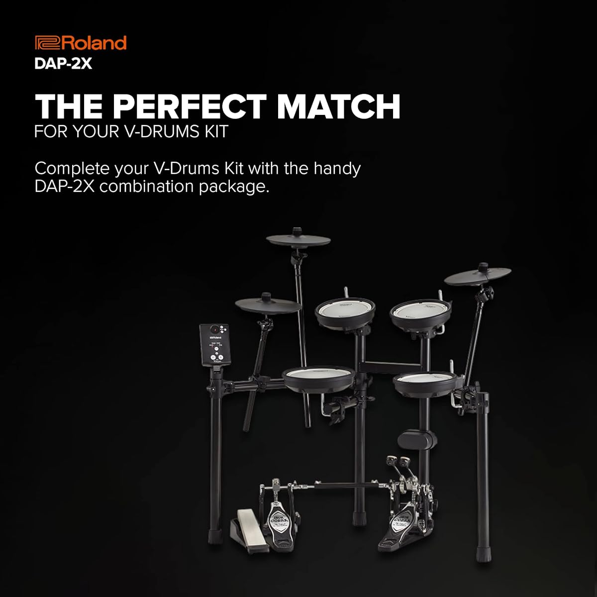 Roland/DAP-2X V-Drums Accessory Package Drum chair and stick set