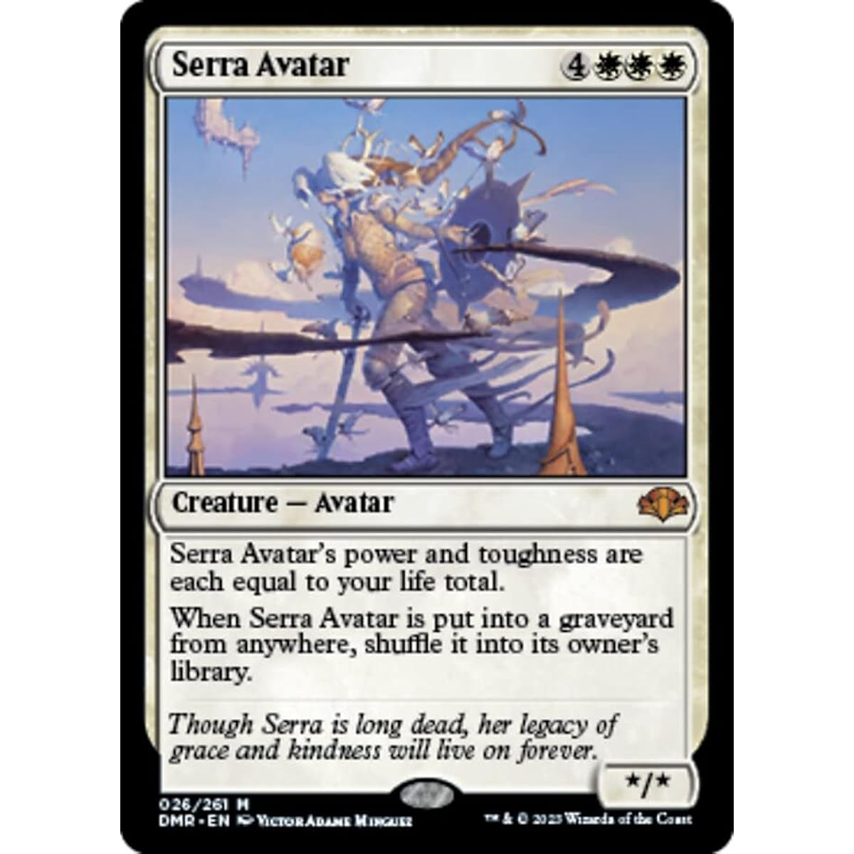 Magic: The Gathering - Serra Avatar (026) - Dominaria Remastered