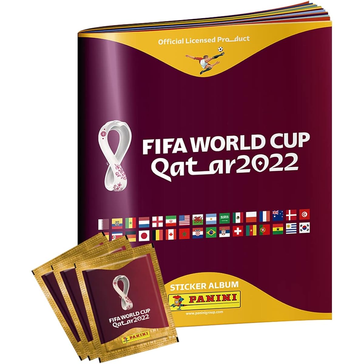 Panini Official FIFA World Cup Qatar 2022 Edition Sticker Boxes (500 Stickers Total)