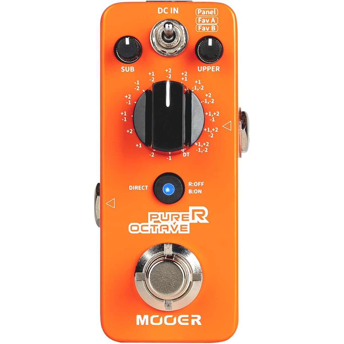 MOOER Pure Octave Accurate polyphonic octave effect, no distorted sound.