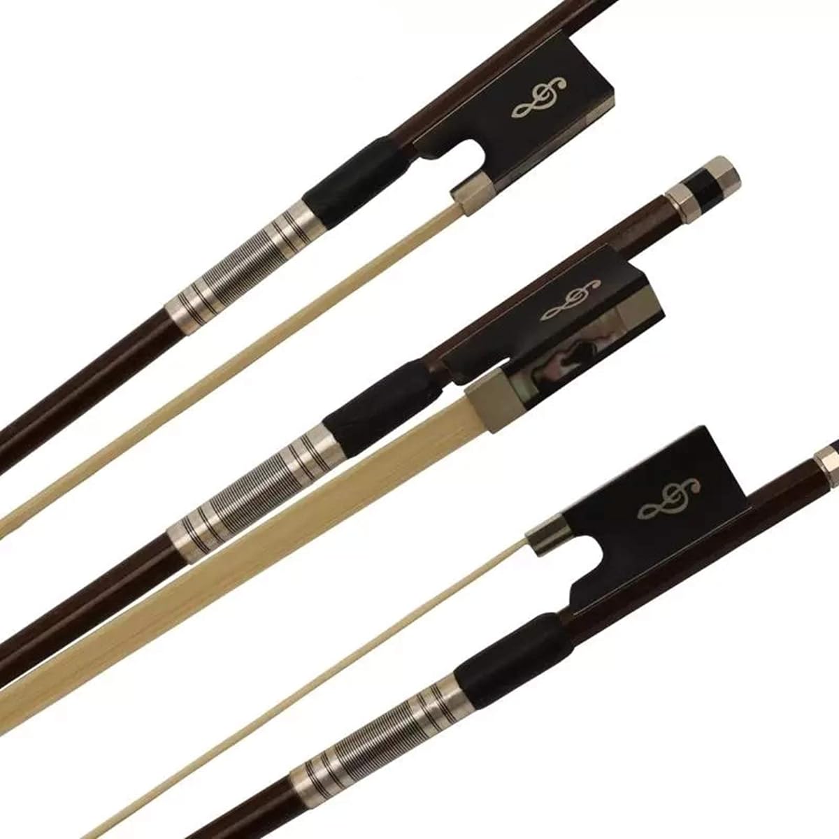Violin Bow Violin Part 4/4 Violin Bow Ebony Body Frog and Screw Natural Unique Design