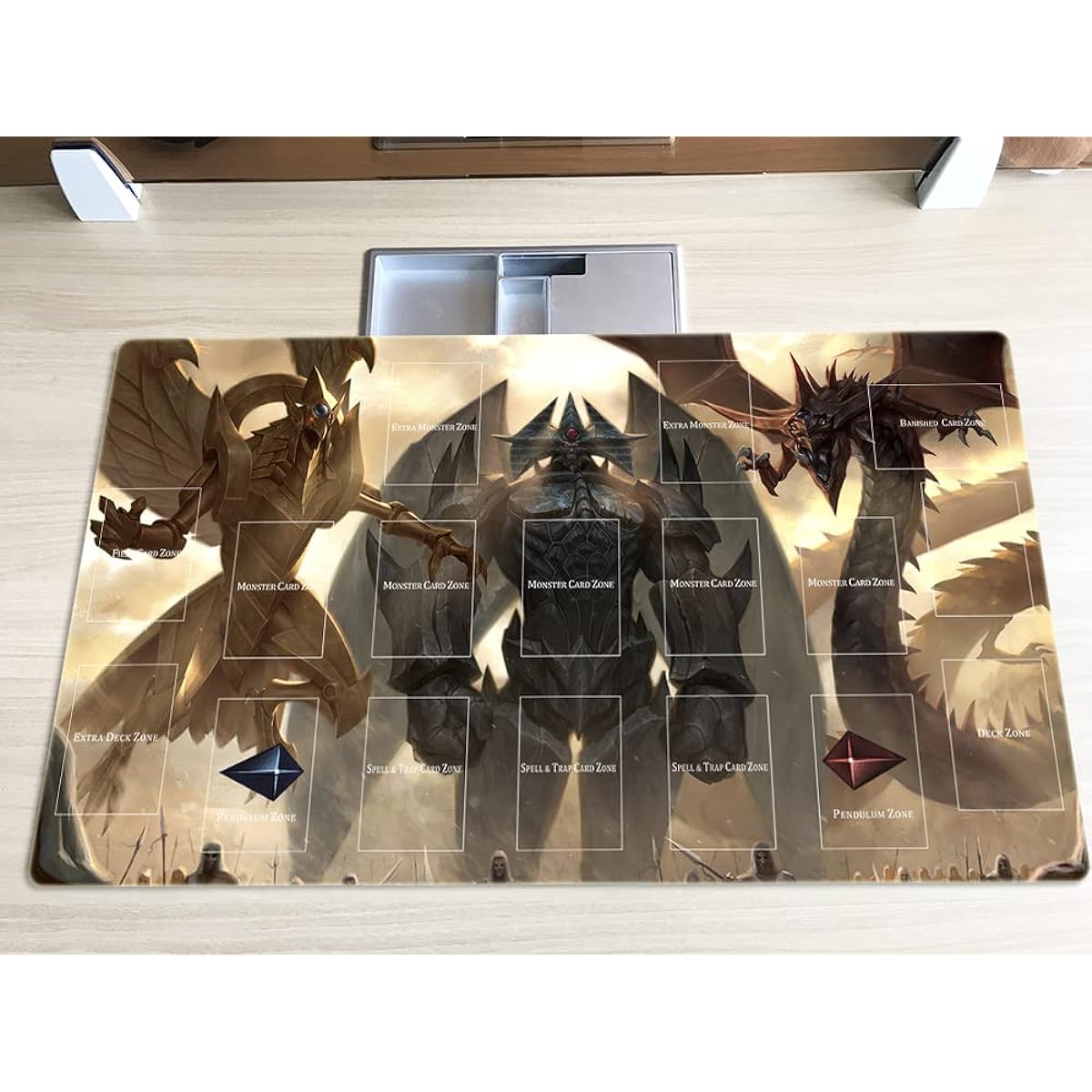 Mlikemat Playmat Osiris The Sky Dragon TCG CCG Trading Card Game Mat + Free Bag