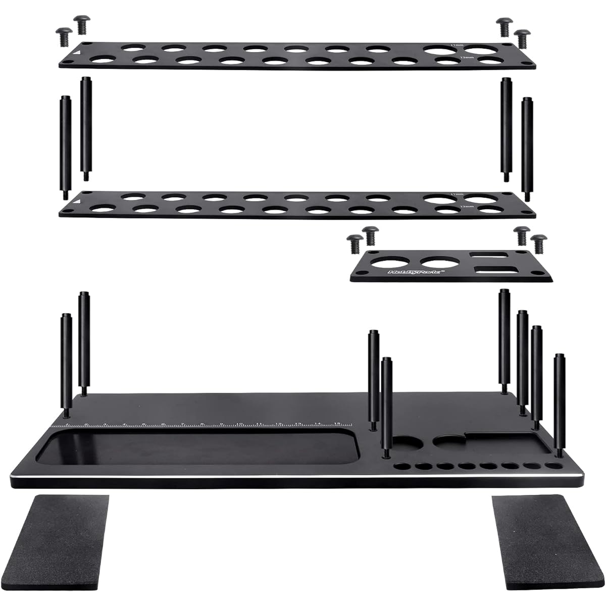 HobbyPark RC Screwdriver Organizer (Unassembled) RC Screwdriver Holder RC Tool Stand for Traxxas Arrma Axial SCX10 Losi Redcat HSP HPI Tamiya Model FPV Racing Drone Airplane
