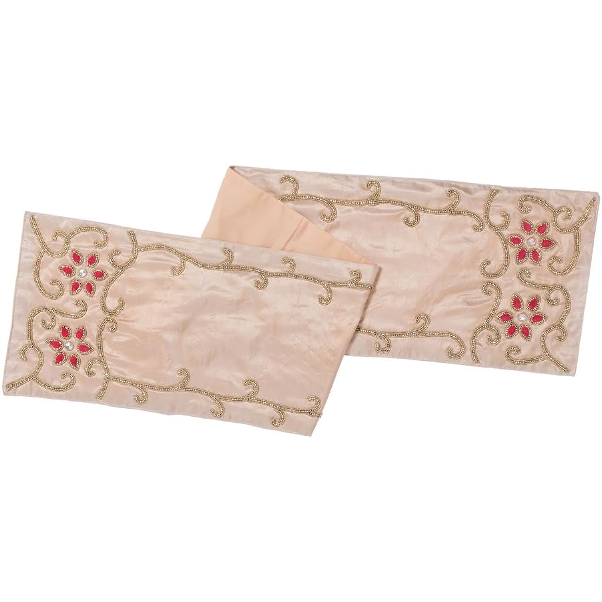 Vickerman Regal Set Table Runner 14" x 90", Champagne