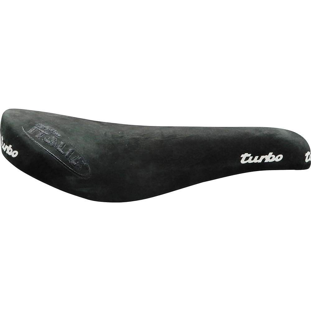 Selle Italia Saddle TURBO 1980 embroidery FeC BLK L