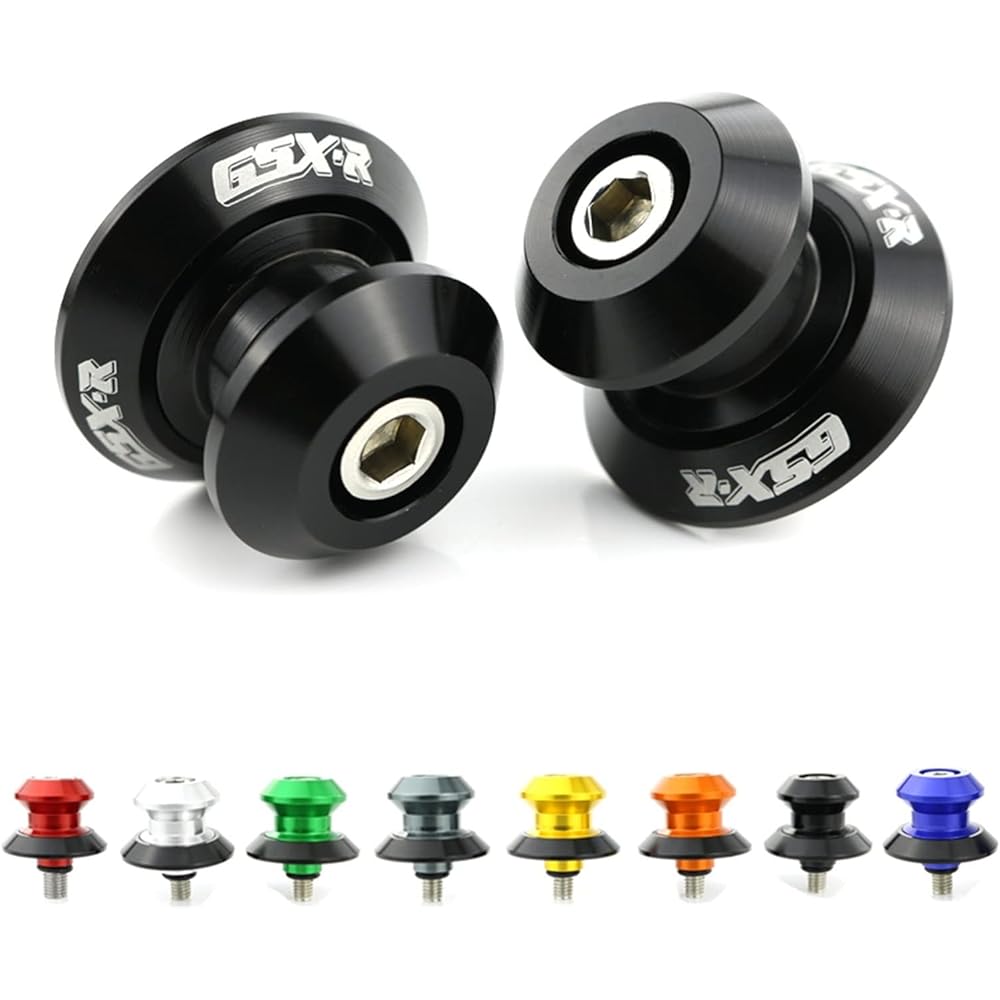 Stand Screw Slider Suitable for Suzuki GSX-R GSXR1000 GSXR1000 2001-2007 2008-2014 2015-2019 K7 K9 Swing Arm Slider Spool Stand Spool CNC Aluminum (Color: Titanium)