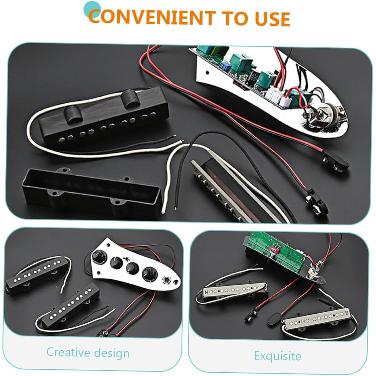 VICASKY 1 Set Select Custom Guitar Pickup Humbucker Pickup Guitar Bridge Pickup Acoustic Guitar Amplifier Acoustic Guitar Pickup Suit