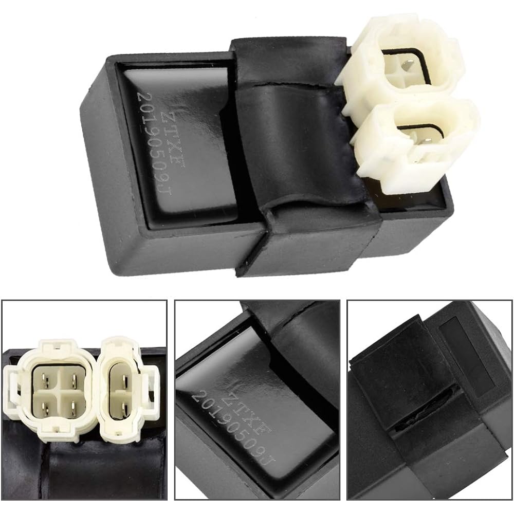 HIAORS Gy6 Ignition Coil AC CDI Box Solenoid Relay Voltage Regulator Spark Plug Tomberlin Crossfire 150R American Sportworks 150 Hammerhead GTS 150cc Go Kart Gy6 150cc Engine Scooter Moped Parts