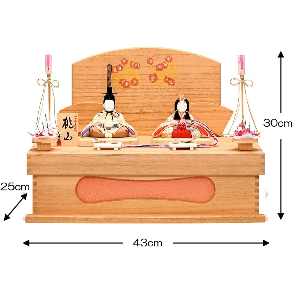 Hina Doll Ichishu Wood-grained Dolls Hina Dolls Wood-grained Dolls Storage Decorations Prince and Princess Decorations Compact Mini Dolls First Doll Festival Decorations Stylish Small Mini Dolls Dolls Dolls 2020 Jinya