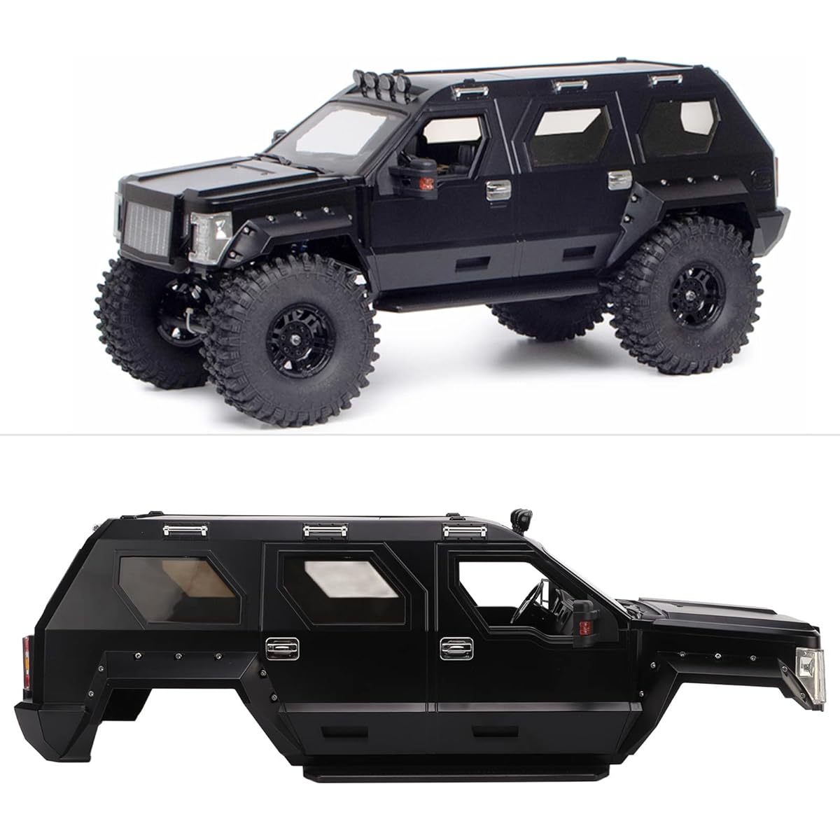 CHICIRIS 324mm Wheelbase Body Shell, Environmental Protection Ultra-Realistic RC Car Body Shell, Hard Plastic for Remote Control Vehicle