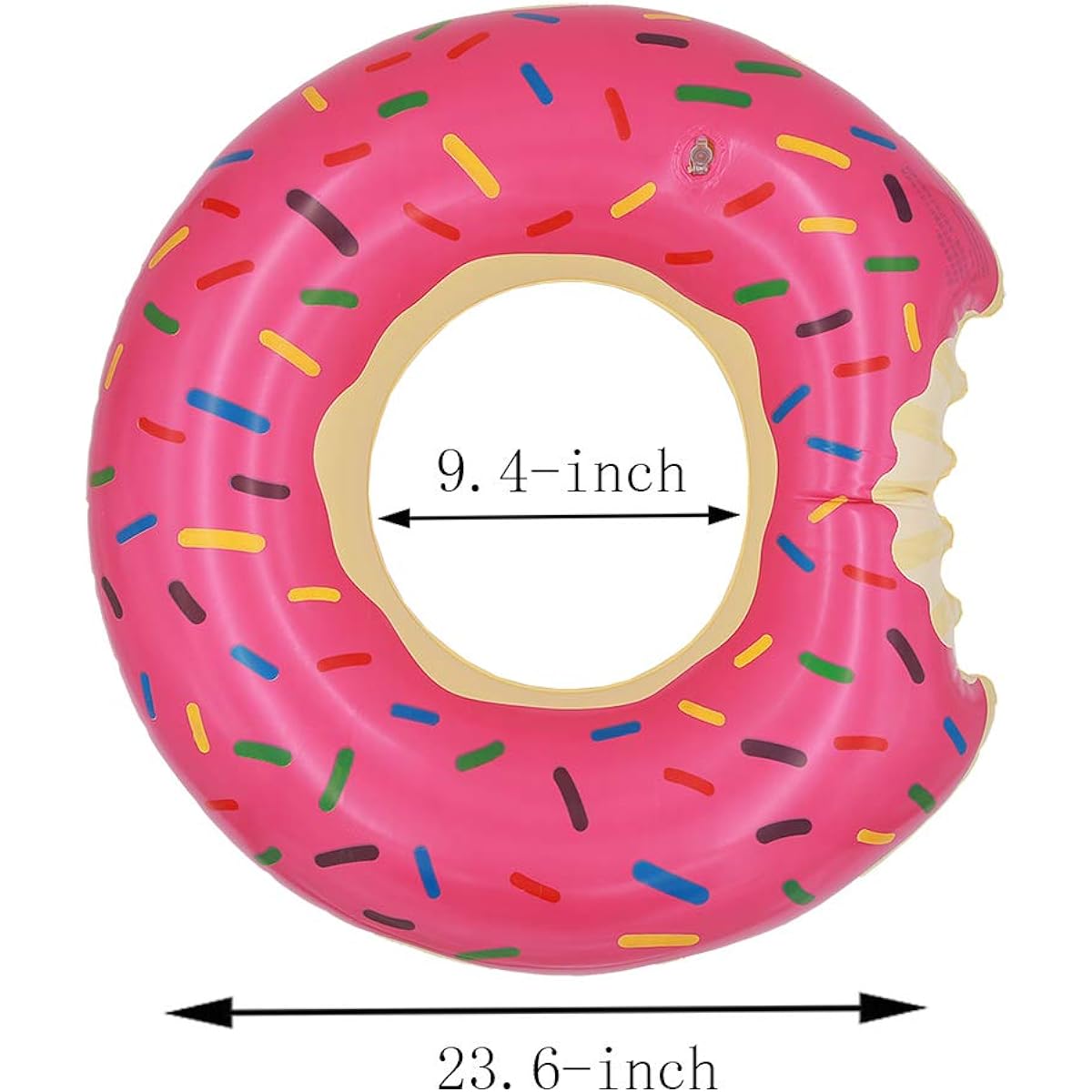 Topfunyy Kids Donut Pool Float Inflatable Swimming Ring Tube 2 Pack Baby/Kids/3 to 8 Years Old