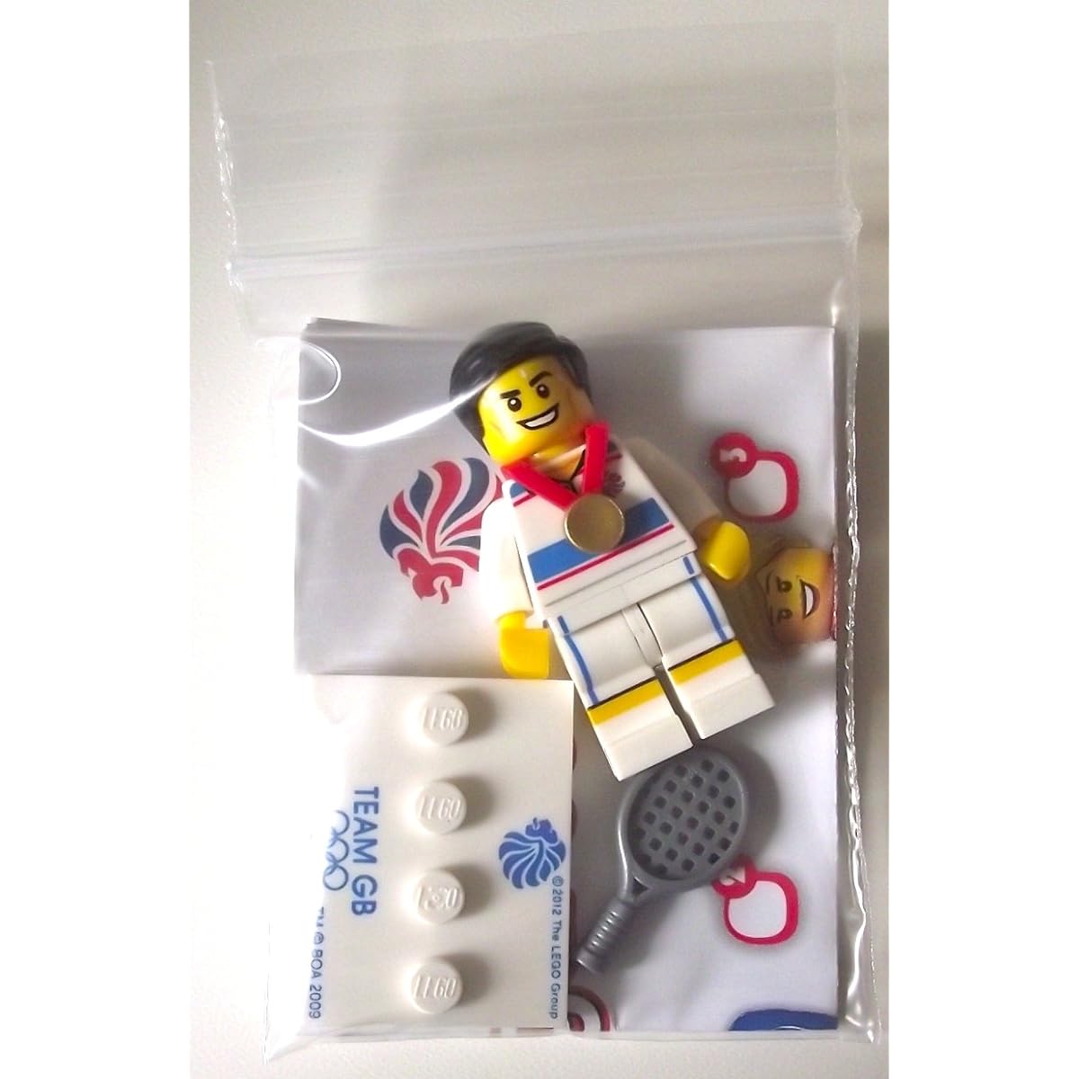 LEGO Team GB Olympics Minifigures - Tactical Tennis Players Set #8909 (UK Exclusive)