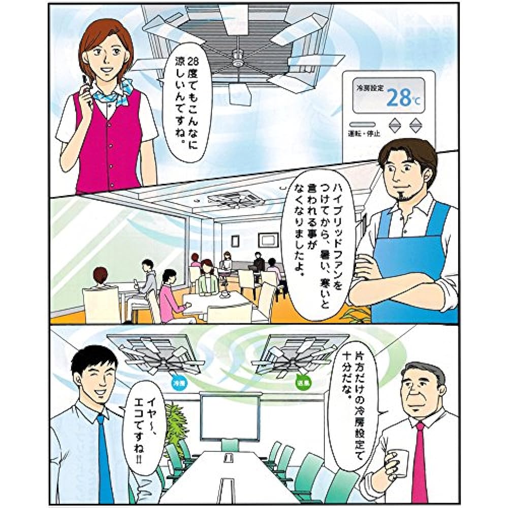 2023 Hybrid Fan Half Clear HBF-FJR Air Conditioner Wind Shield Air Conditioning Efficiency Made in Japan