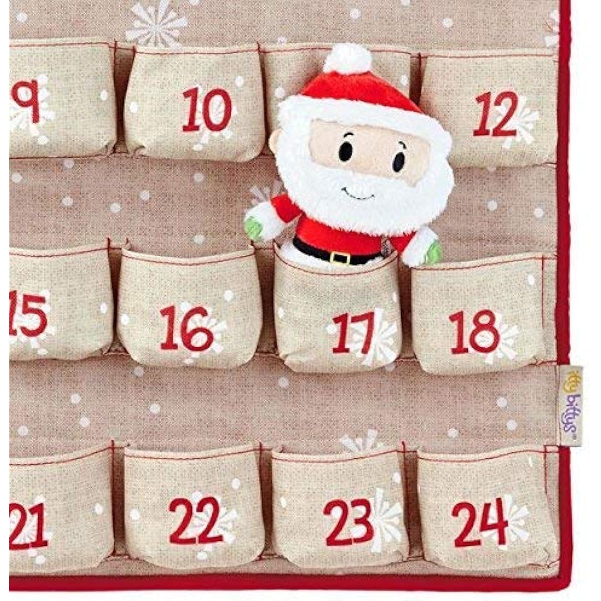 Hallmark Itty Bittys Santa Christmas Countdown Calendar