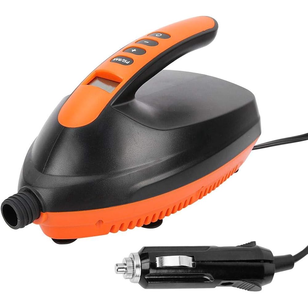 Electric Air Pump 12V Electric Air Pump for Inflatable SUP, Easy to Operate, Equipped with Automatic Stop Function, For Air Bed, Air Sofa, Air Pool, Air Tent, etc. HT-781 0~16PSI