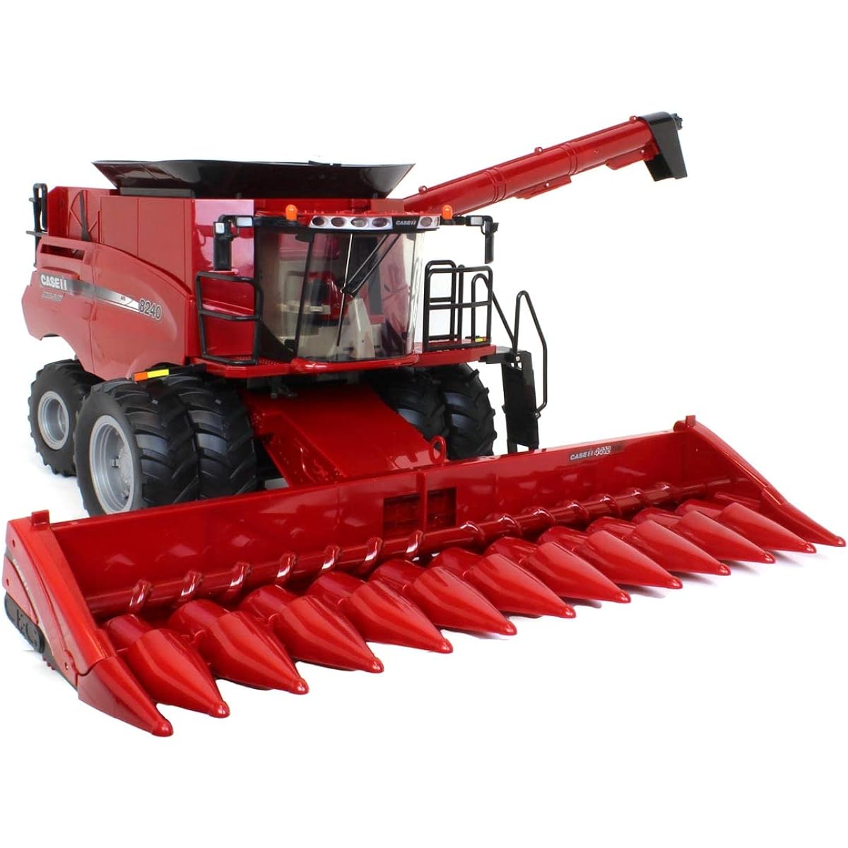 ERTL 1/16 Big Farm Case IH 8240 Grain Head & Corn Head Set 47391