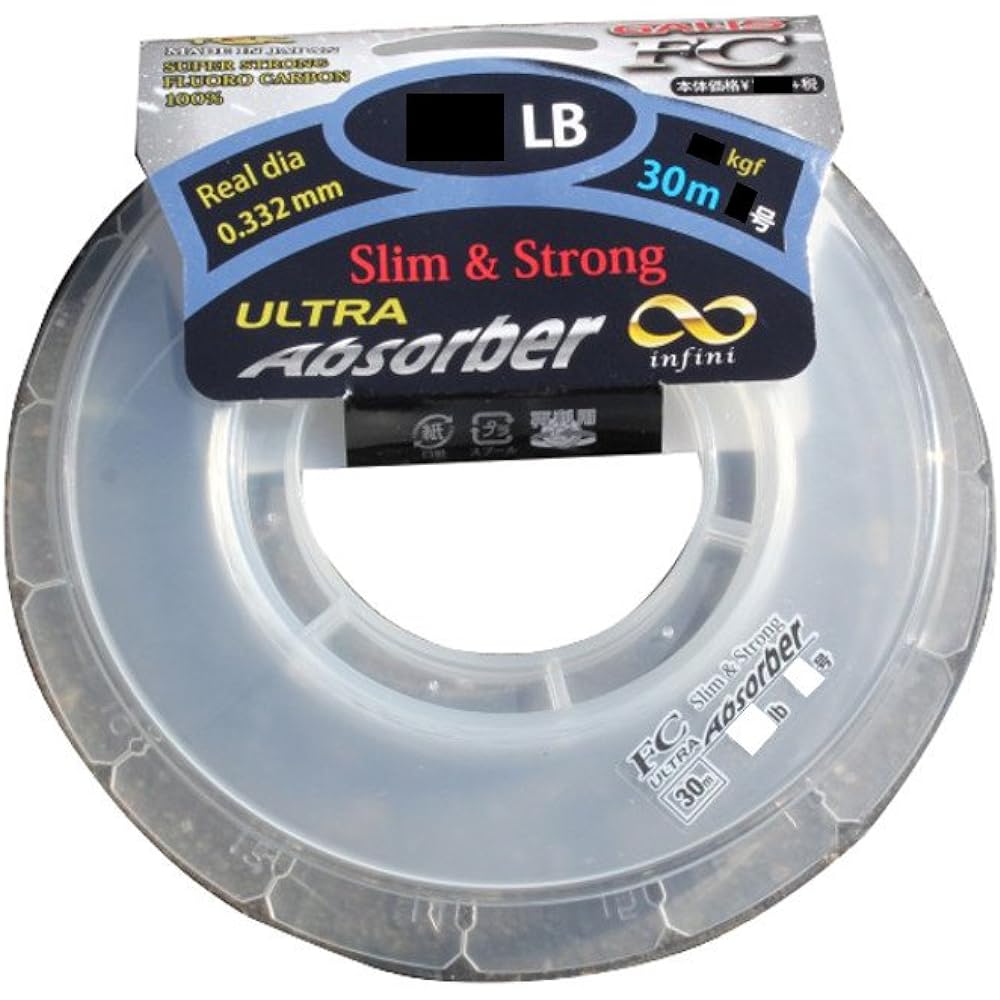 Yotsuami (YGK) Line Garis FC Absorber Anfini Slim & Strong