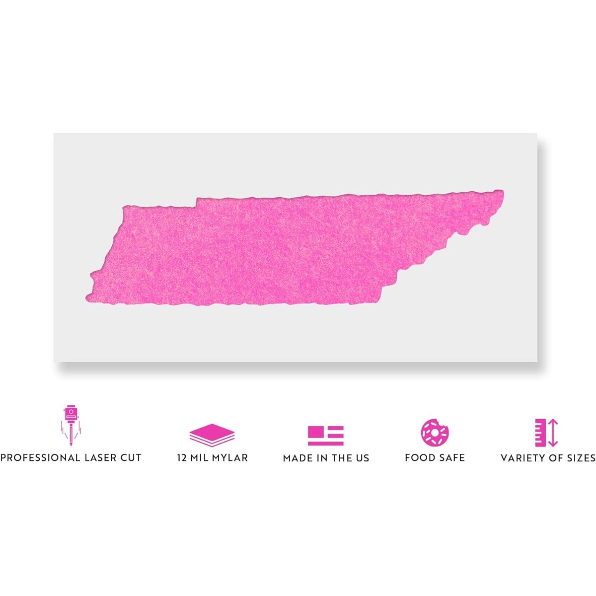 Tennessee State University Stencil Template for Walls and Crafts Reusable Stencils for Painting Small & Large Sizes