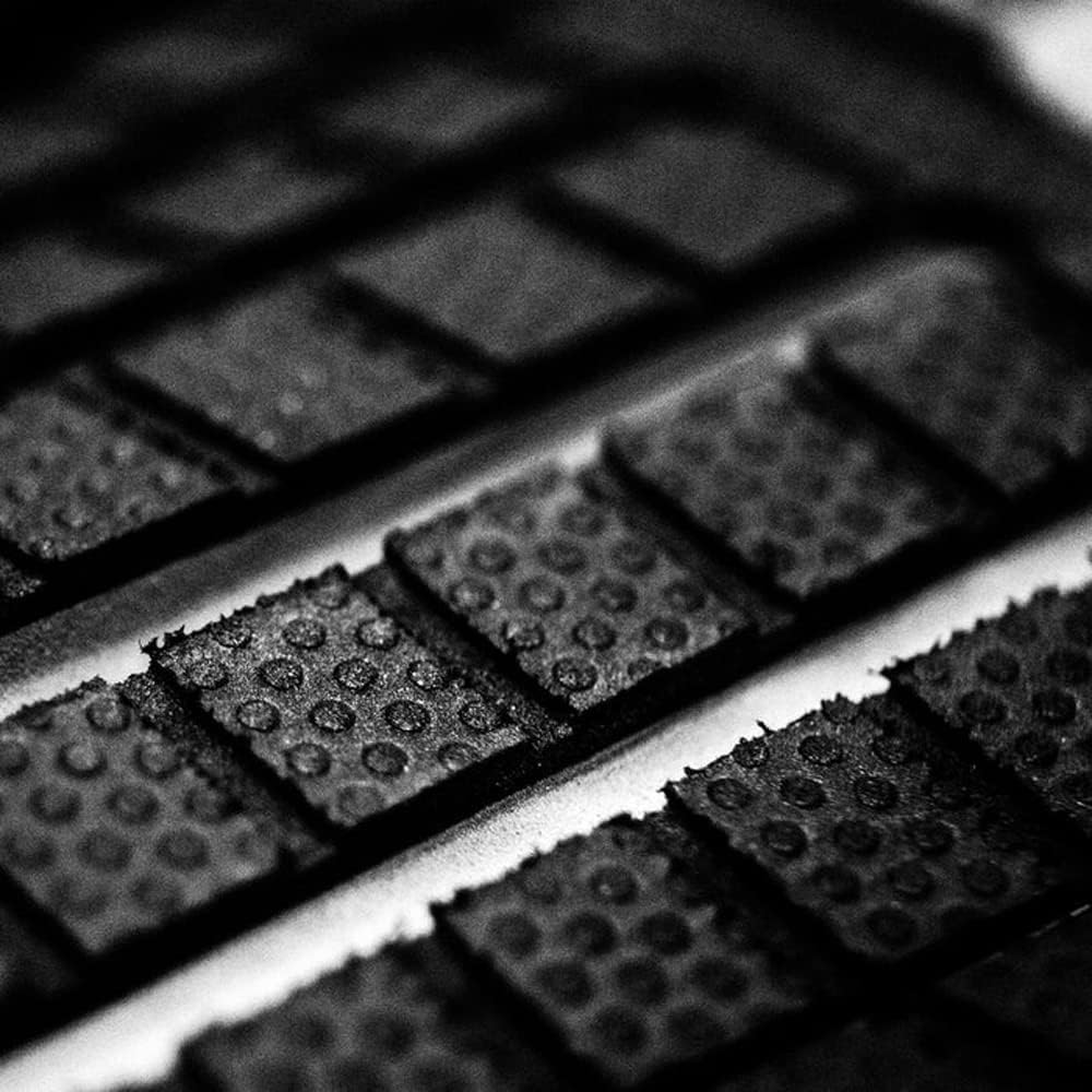 Deck pad for shortboard FCS - TREAD LITE - KOLOHE ANDINO_3 pieces_BLACK/DUSKY-BLUE