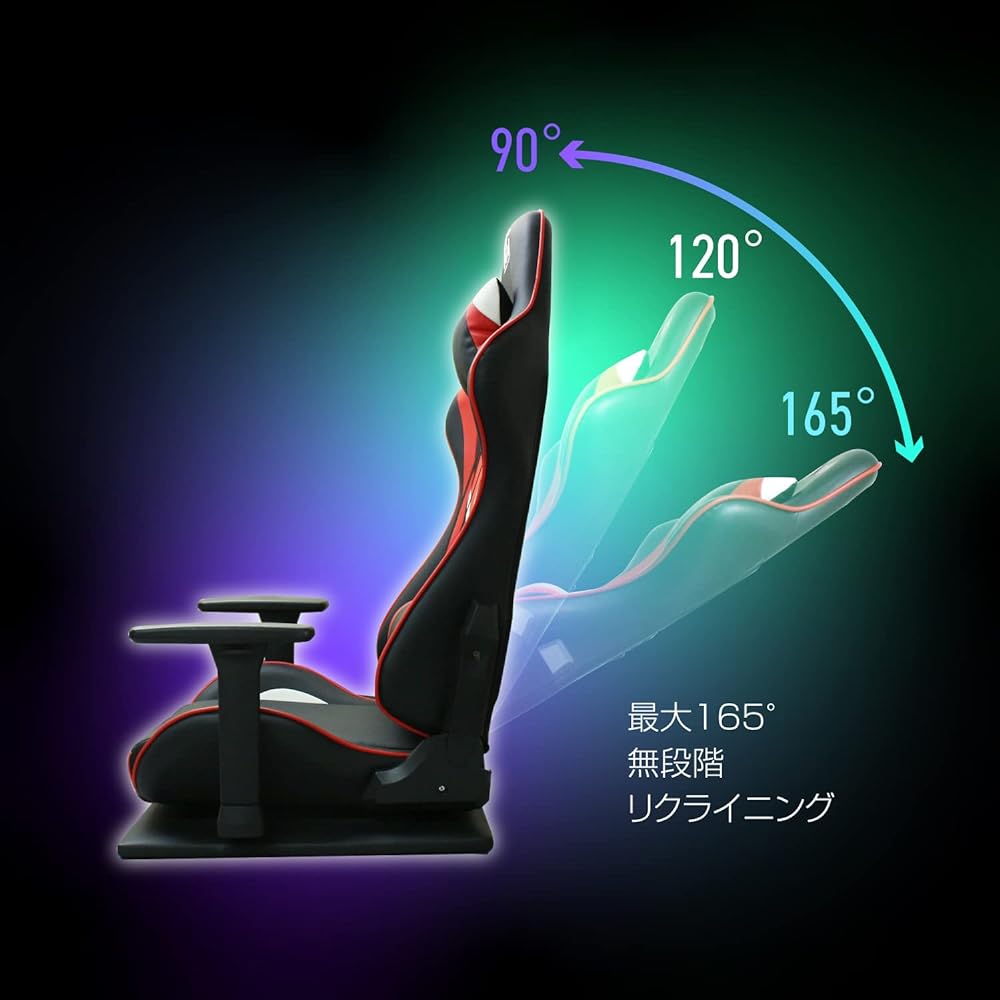 Allone Gaming Chair White & Black 68 x 86 x 64cm e-sports Bucket seat shape that hugs your body Detachable headrest & lumbar support 165° stepless reclining ALGA-GMFCWAK