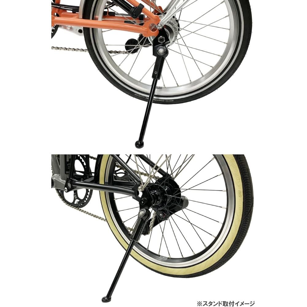 MINOURA SLMV-3 kickstand bicycle black BROMPTON P Line C Line attachable