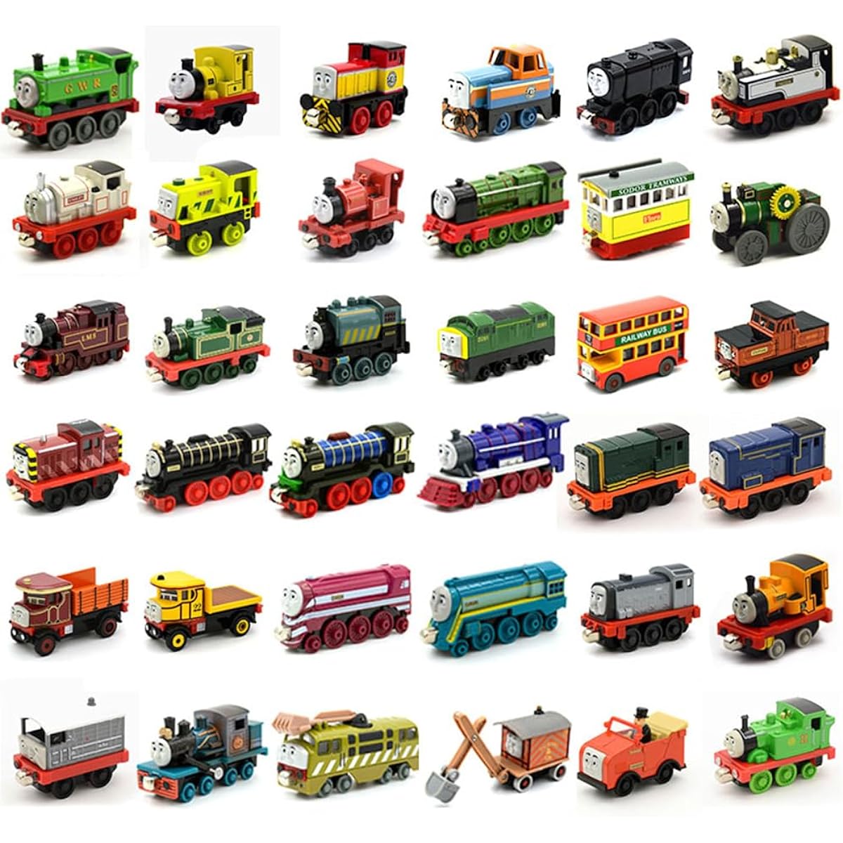 Flmenunu 1:43 Donald Douglas Alloy Train Set Toy Magnetic Train Carriage Model Children's Toy
